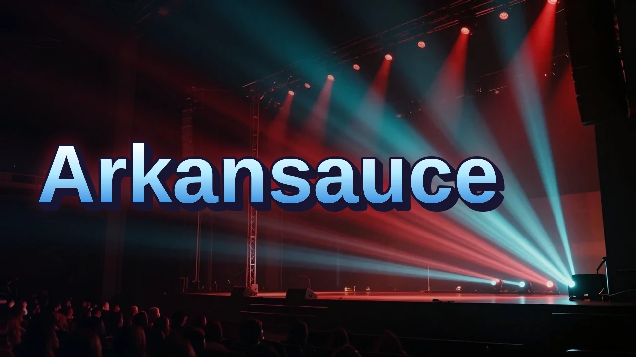 Illustrated event poster for Arkansauce