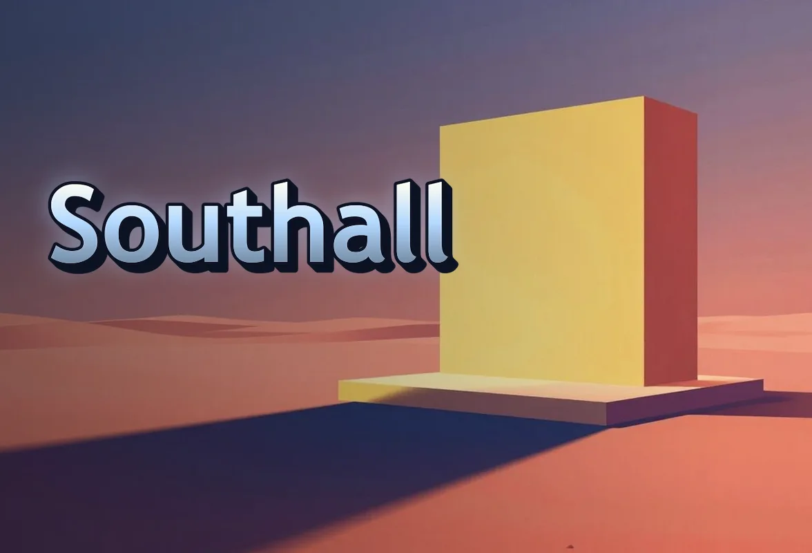 Illustrated event poster for Southall