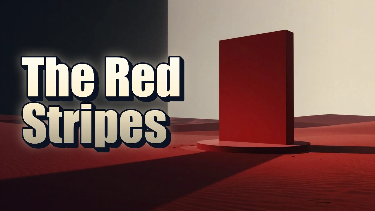 Illustrated event poster for The Red Stripes