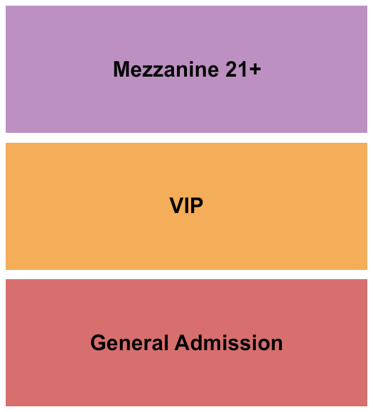 Event-specific Pop Punk Nite: Van Full of Nuns seating chart at Cain’s Ballroom