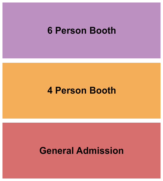 TicketNetwork seating chart for David Nail at Mercury Lounge - OK